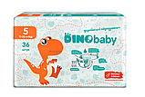 Підгузники дитячі Dino Baby 5 (11-25кг) 36шт, фото 2