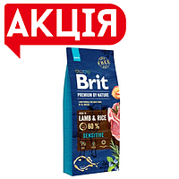 Brit Premium Sensitive Lamb & Rice 15 кг сухой корм для собак (121422-13) OD