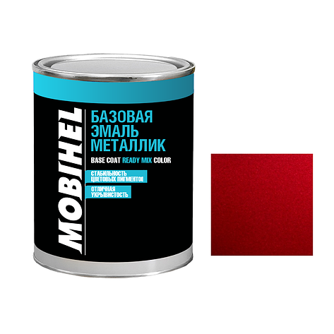 Авто фарба (автоемаль) металік Mobihel (Мобихел) Daewoo 70U Red Rock 1л, фото 1