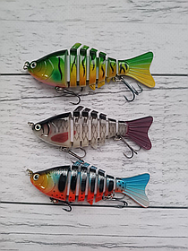 Набір Воблерів SwimBait (свімбейт) 100 мм / 15 гр 3шт