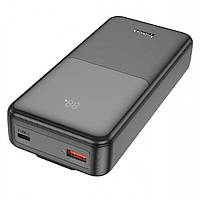 Новинка! Зовнішній акумулятор Power bank HOCO J119A 20000 mAh PD22,5W + швидке заряджання батарея заряджання Чорний