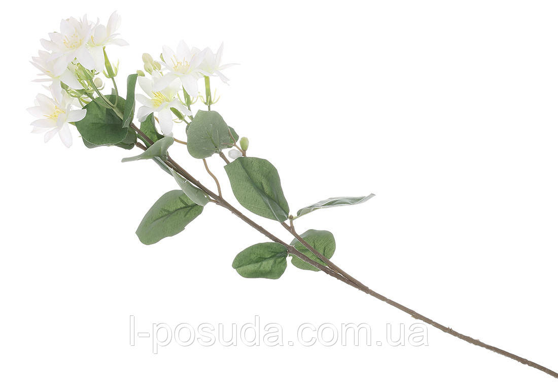 Штучна очна гілка біла 61см, фото 1