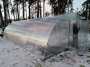 Теплиця 6х8м полікарбонатна "Оптимальна" поліком 4мм