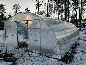 Теплиця 5х8м полікарбонатна "Оптимальна" поліком 4мм