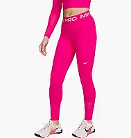 Urbanshop com ua Легінси жіночі Nike Pro Mid-Rise Full-Length Leggings Pink FB5687-615 РОЗМІРИ ЗАПИТУЙТЕ