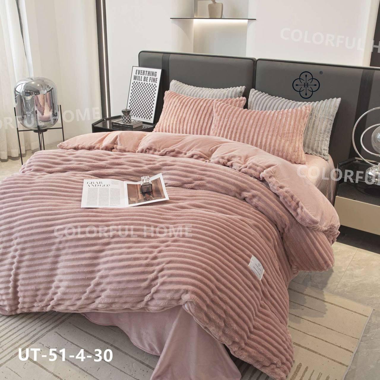 Велюрова постільна білизна євро розмір, фото 1