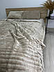 Велюрова постільна білизна євро розмір, фото 3