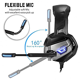 Ігрові навушники ONIKUMA K5 Gaming Heaset PS4 PC Black, фото 3