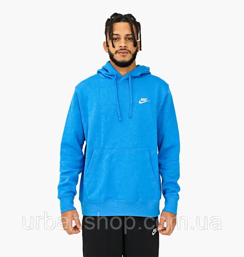 Urbanshop com ua Худі унісекс Nike Sportswear Club Fleece Blue BV2654-403 РОЗМІРИ ЗАПИТУЙТЕ