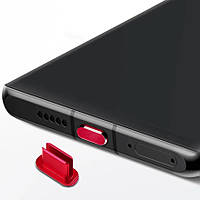 Заглушка USB-C для iPhone 15 Красная
