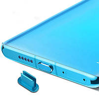 Заглушка USB-C для iPhone 15 Синяя