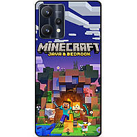 Силіконовий чохол бампер для Realme 9 Pro з картинкою Майнкрафт Minecraft