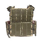 Плитоноска 2ARMOR з плитами 4+ клас ДСТУ 8782:2018 Cordura 1000D з напашником Піксель, фото 6