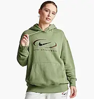Urbanshop com ua Худі жіноче Nike Ns Flc Os Po Hd Swsh Green FN7698-386 РОЗМІРИ ЗАПИТУЙТЕ