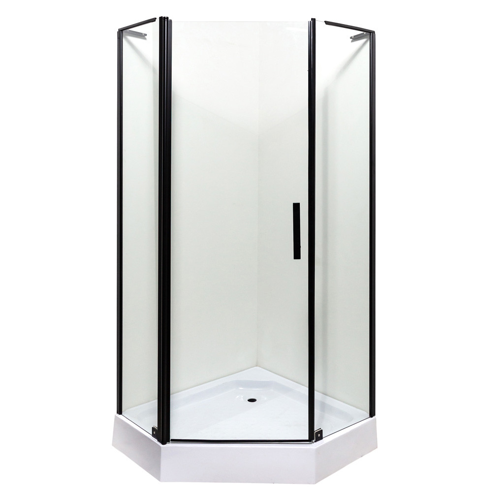Душова кабіна Insana Ethna Black P91 B 90x90x200 дрібний піддон