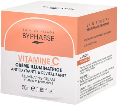 Крем для обличчя з вітаміном С Byphasse Vitamin C 50 ml( оригінал оригінал Іспанія), фото 1