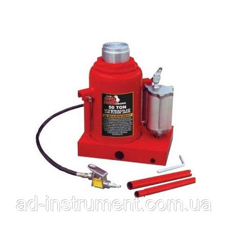 Домкрат бутылочный пневмо-гидравлический 50т. TRQ50002, цена 15395 грн ...