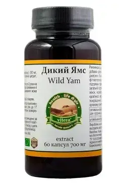 Дієтична добавка Дикий ямс (діоскорея ніппонська) 700 мг. 60 капсул. Вітера, фото 1