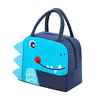 Ланчбег/сумка для обіду дитяча з фольгованим полотном Дракончик синій (GS-127780)