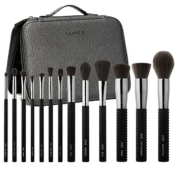 Набір пензлів для макіяжу обличчя та очей LARUCE BEAUTY Ann Makeup Brush Set, 13 шт