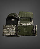 Плитоноска піксель із системою швидкого скидання MOLLE, фото 3