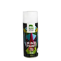 Аэрозольная краска Rino Paint 400мл RP-5 белая матовая