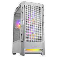 Игровой корпус для ПК, 2*140mm ARGB, 1*120mm, ATX/mATX/mini-ITX Cougar Duoface RGB (White) - MegaLavka