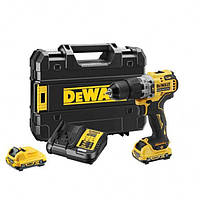 Аккумуляторная ударная дрель-шуруповерт DeWALT DCD706D2 (2х12 В, 2 А*ч, 57.5 Н*м)