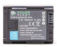 Акумулятор PowerPlant Canon BP-820 Chip 1960mAh