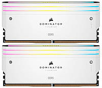 Модуль памяти Corsair DDR5 2x16GB/6000 Dominator Titanium RGB White (CMP32GX5M2B6000C30W)