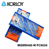 Токарні відрізні пластини KORLOY MGMN400-M PC9030 10 шт