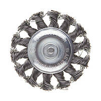 Щітка кільцева 75 мм для дриля, 1/4" (пучки крученого дроту) INTERTOOL BT-8075