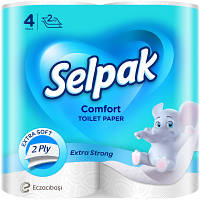 Туалетний папір Selpak Comfort 2 шари 4 рулони (8690530802117)
