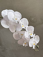 Орхидея латексная искусственная белая