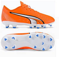 Бутсы детские Puma Ultra Play FG/AG JR 107233 01 (107233 01). Футбольные бутсы для детей. Копочки для футбола.