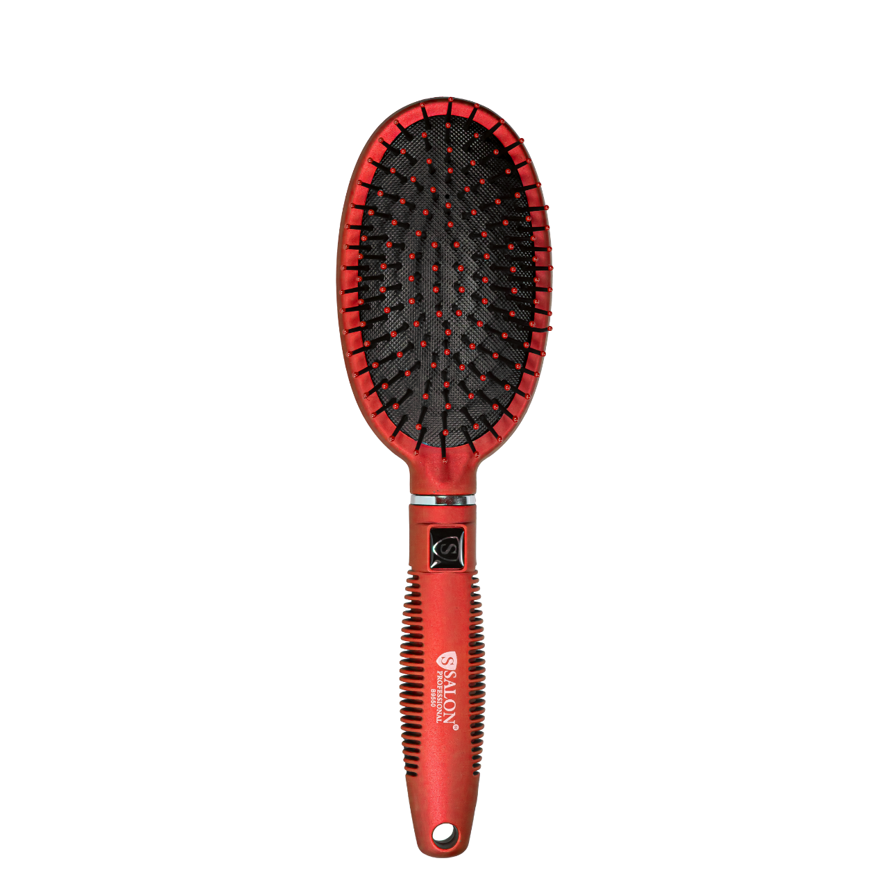 Щітка для волосся масажна овальна Salon Professional Червона