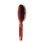 Щітка для волосся масажна овальна Salon Professional Червона, фото 3
