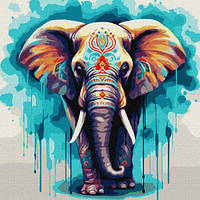 Картина по номерам "Великолепный слон" [tsi232047-TCI]