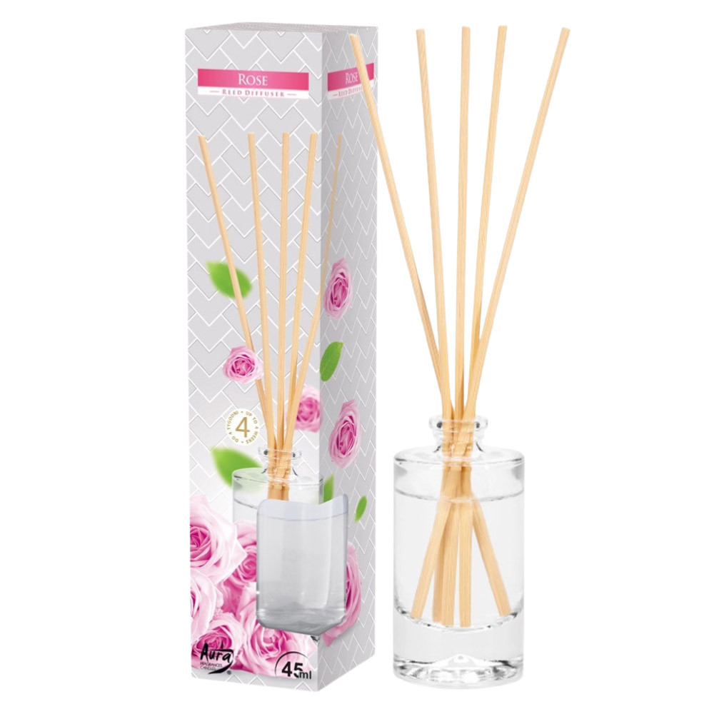 Дифузор ароматичний "Троянда" 45 мл Bispol, фото 1