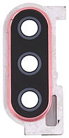 Стекло камеры Sony Xperia 10 III XQ-BT52 с рамкой розового цвета