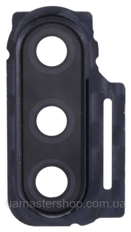 Скло камери Sony J9110 Xperia 1 з рамкою чорного кольору, фото 1