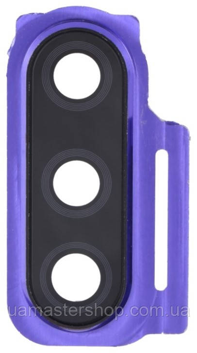 Скло камери Sony J9110 Xperia 1 з рамкою фіолетового кольору Purple, фото 1