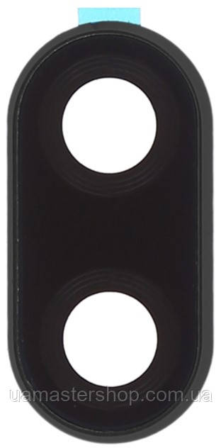 Скло камери Huawei Nova 3 з рамкою чорного кольору, фото 1