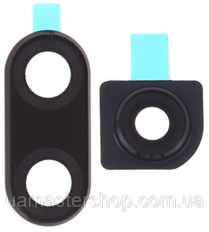 Скло камери Huawei Nova 4 з рамкою чорного кольору комплект 2, фото 1