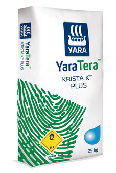 Однокомпонентне водорозчинне кристалічне добриво "YaraTera KRISTA K PLUS" (нітрат калію), ТМ " Yara" 25 кг