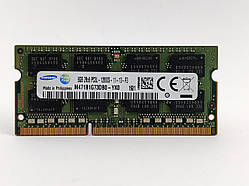 Оперативна пам'ять для ноутбука SODIMM Samsung DDR3L 8Gb 1600MHz PC3L-12800S (M471B1G73DB0-YK0) Б/В