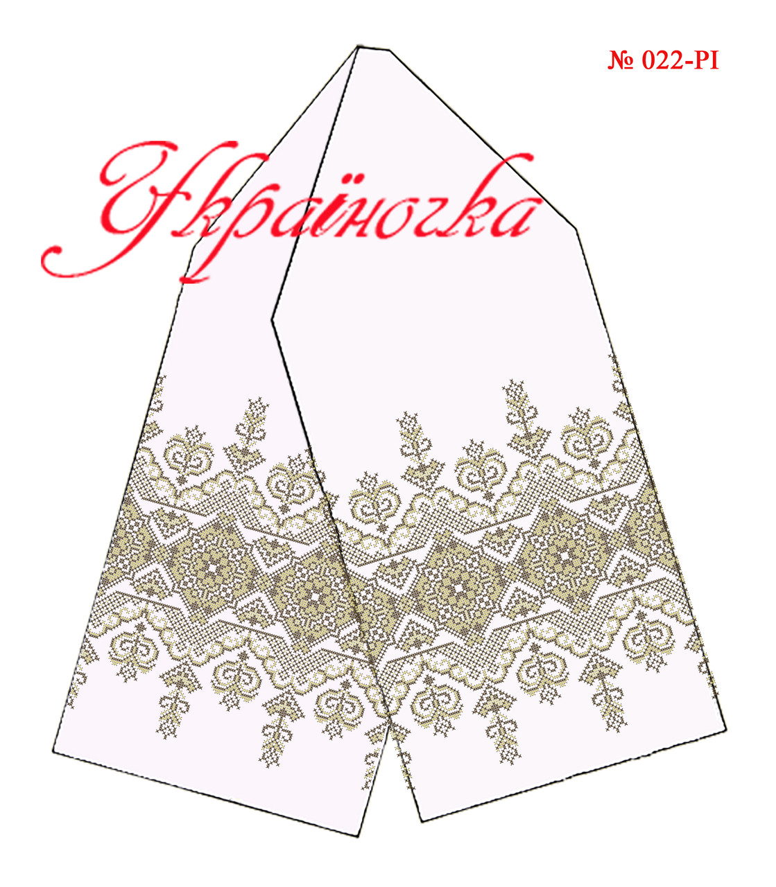 Заготовка рушника для ікон №022