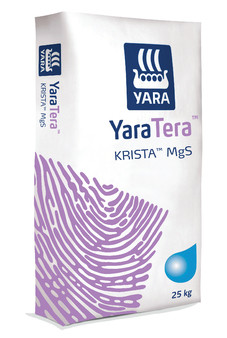 Однокомпонентне водорозчинне кристалічне добриво "YaraTerra Krista MgS" (сульфат магнію) ТМ " Yara" 25кг