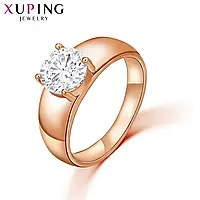 Каблучка позолота, медичне золото бренд XUPING JEWELRY, розмір 18