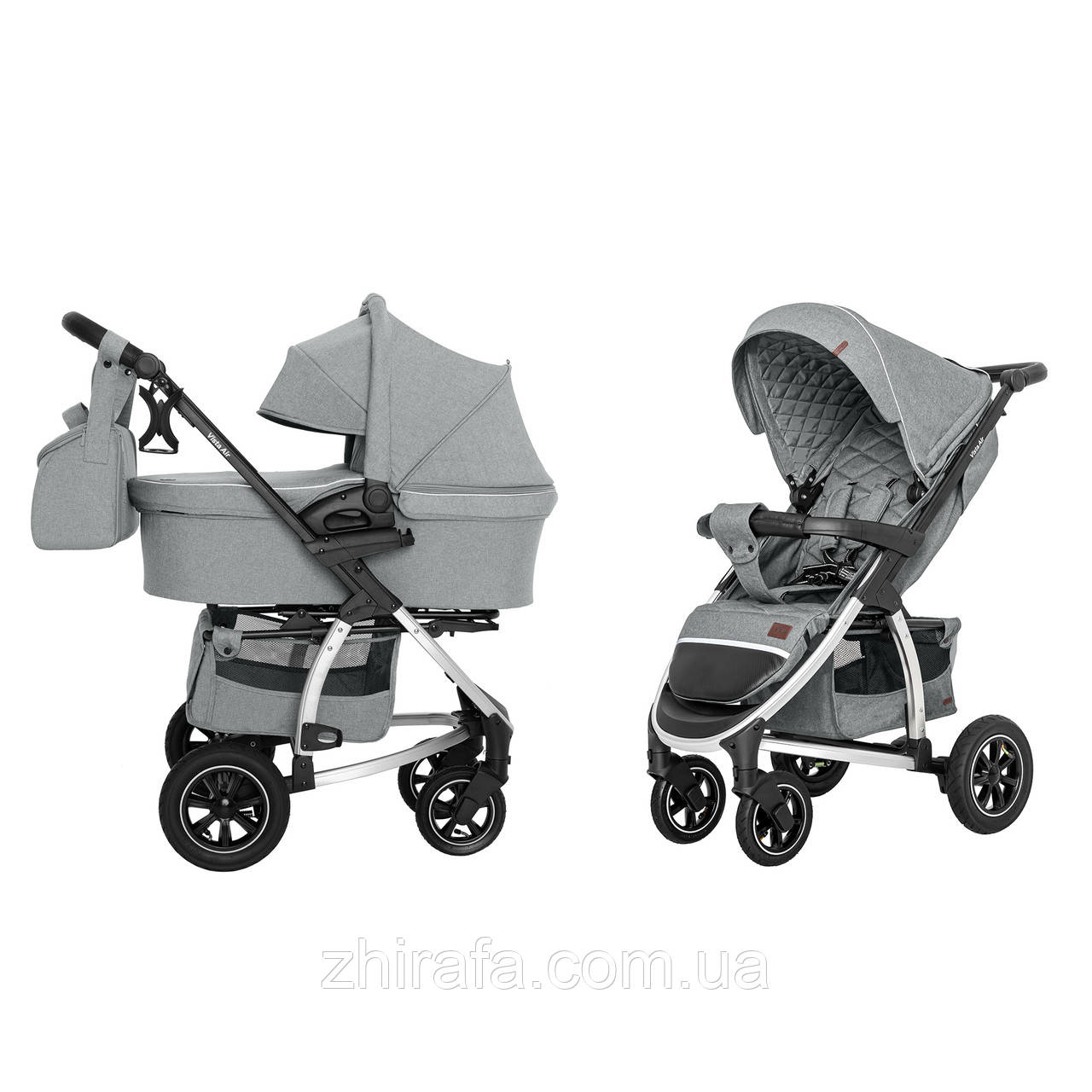 Коляска універсальна CARRELLO Vista CRL-6506 (2in1) Shark Gray  / 1 /